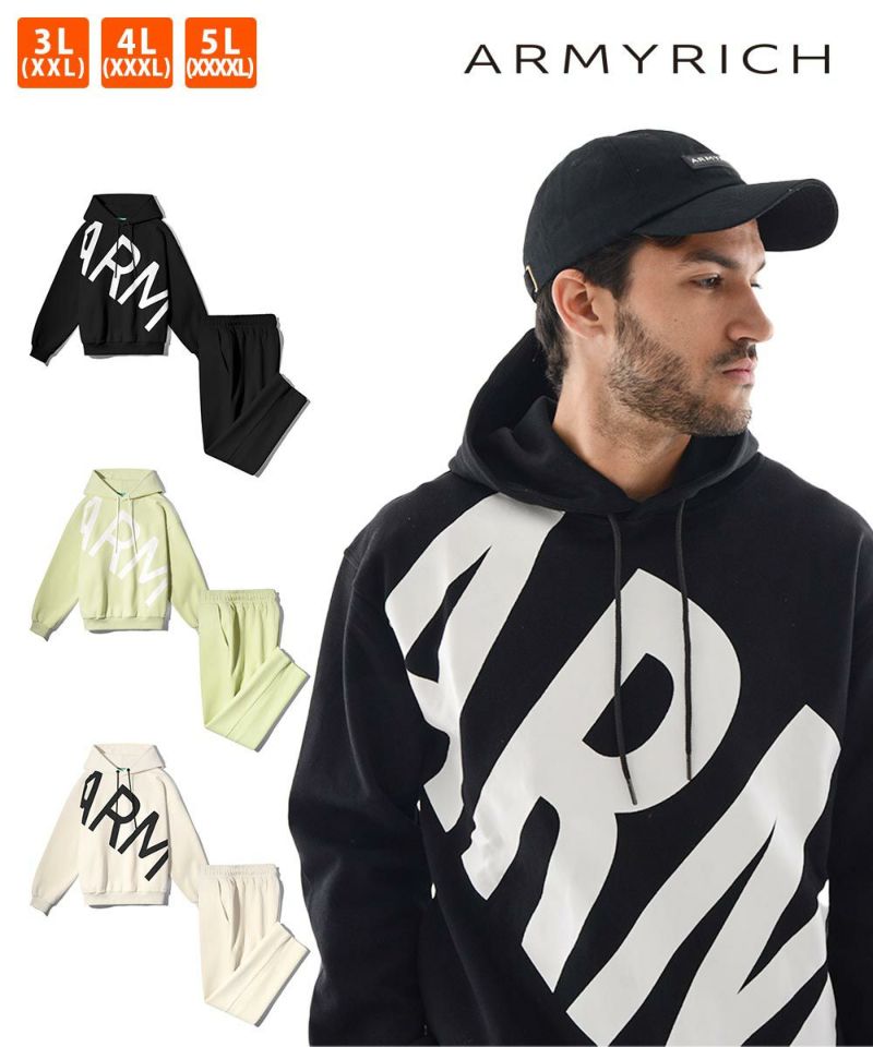 新商品！！KINGSIZE BIG ロゴプルパーカーセットアップ – Armyrich